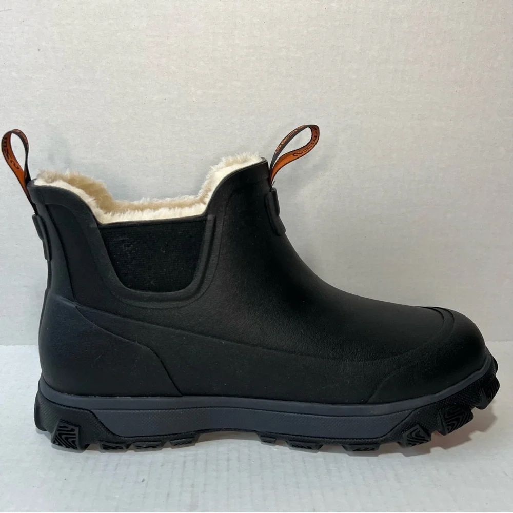 Men's Grundens Deviation Sherpa Ankle Boot Size 10 Black NWOB